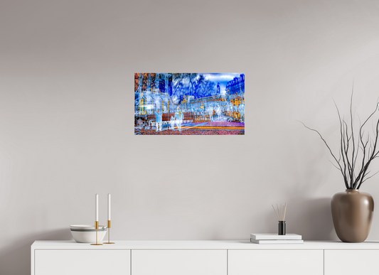 64 x 36 cm, 3 Tirage photo sous Verre acrylique Ce que la ville protège encore