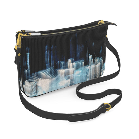 Sac Pochette Double Zip "Cathédrale de Glace"