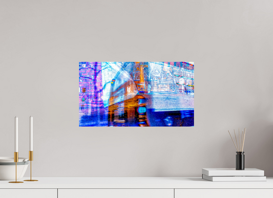 48 x 27 cm, Tirage simple sur papier photo Fuji Crystal Pearl Le mur de lumière n’a rien interrompu