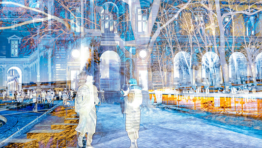 Les corps devenaient légers en traversant la place