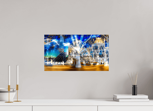 Sous la pyramide cette nuit - là, l’architecture a décidé de raconter l’histoire - Idealart