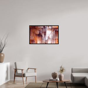 96,3 x 60 cm, Caisse américaine Noire La charpente tremblante de l’oubli