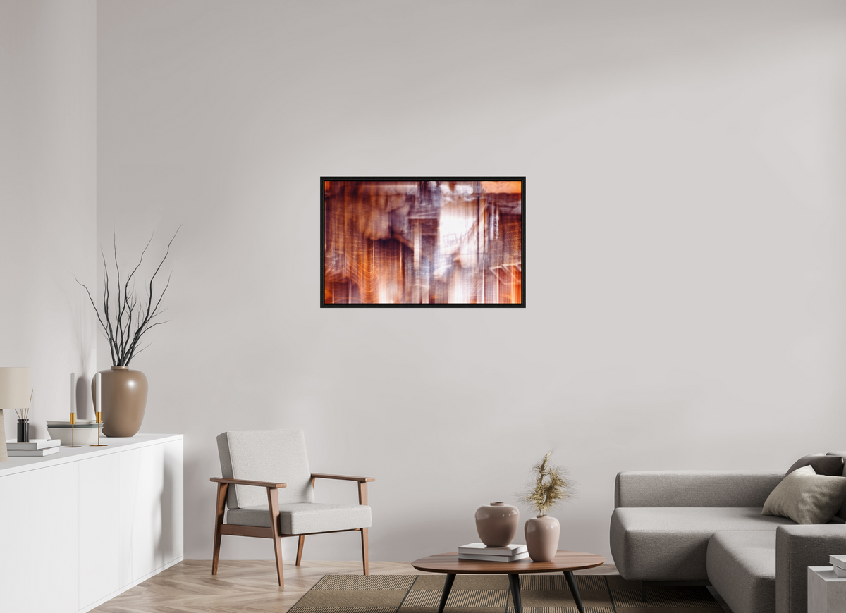 96,3 x 60 cm, Caisse américaine Noire La charpente tremblante de l’oubli