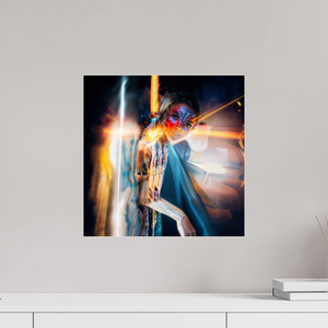 40 x 40 cm, Tirage photo sous Verre acrylique Icône Ailée