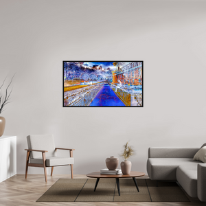 144 x 81 cm, 8 Caisse américaine Noire Le jour où l’eau est devenue une frontière
