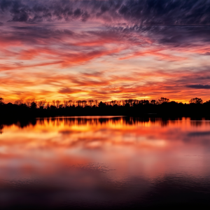Main image 13 Reflets d’un Même Ciel XIII – Le Lac en Feu