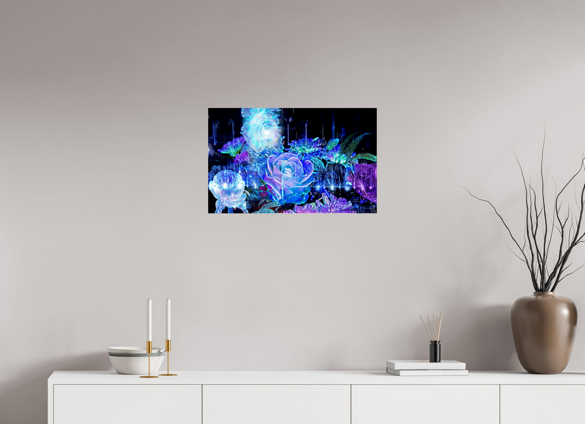 64 x 40 cm, 1 Tirage simple sur papier photo Fuji Crystal Pearl La Rosée des Étoiles