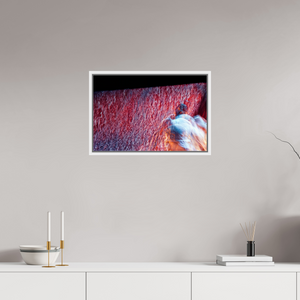 60 x 40 cm, 9 Caisse américaine Blanche Là où le feu se transforme en pluie