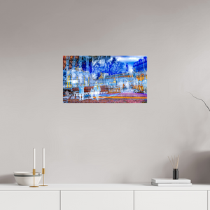 64 x 36 cm, 3 Tirage photo sous Verre acrylique Ce que la ville protège encore
