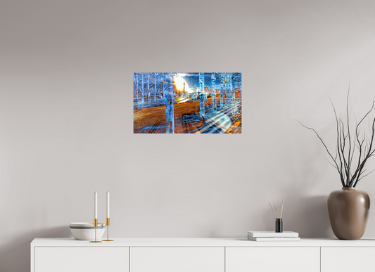 64 x 36 cm, Tirage simple sur papier photo Fuji Crystal Pearl Quand les corps ont appris à se fondre dans la lumière