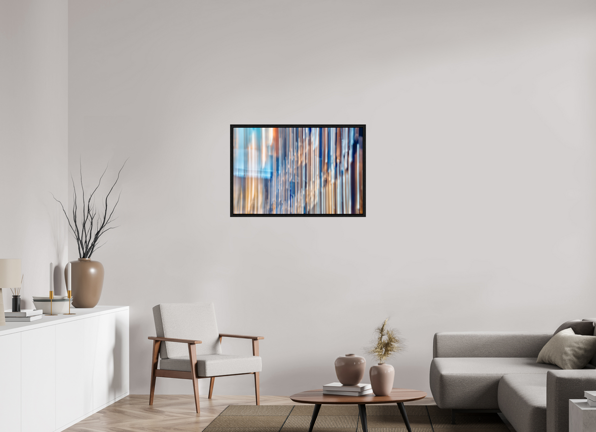 90 x 60 cm, Caisse américaine Noire Les cordes du monde