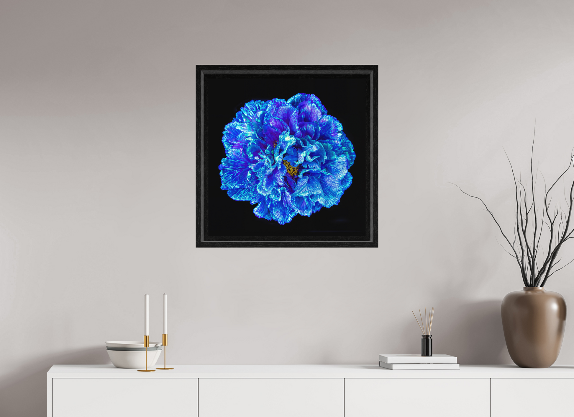 60 x 60 cm, 4 Caisse américaine Chêne noir 21 mm fdgd
