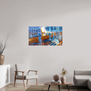 112 x 63 cm, 3 Tirage photo sous Verre acrylique Quand les corps ont appris à se fondre dans la lumière