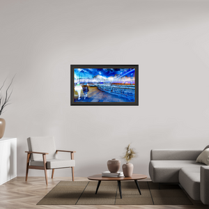 112 x 63 cm, 11 Cadre Noir-Or La promenade n’était plus tout à fait la même
