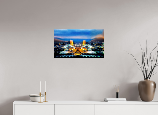 69,9 x 40 cm, 3 Tirage photo sous Verre acrylique Le Palais des Jumeaux Célestes