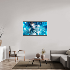 128 x 72 cm, Caisse américaine Noire Cristallisation