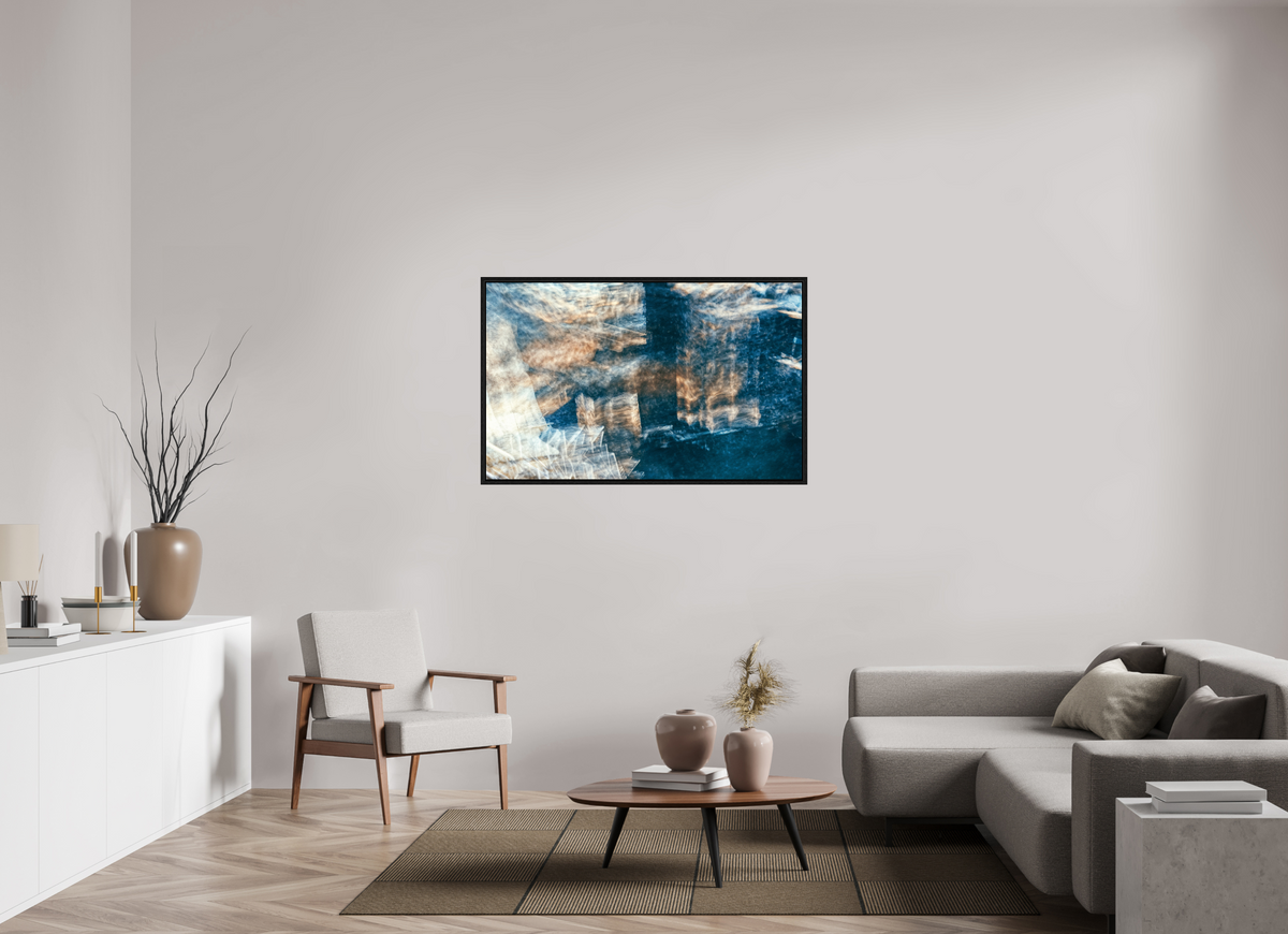 128,4 x 80 cm, Caisse américaine Noire Cartographie d’un rêve effacé