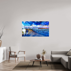144 x 81 cm, 9 Caisse américaine Blanche La promenade n’était plus tout à fait la même