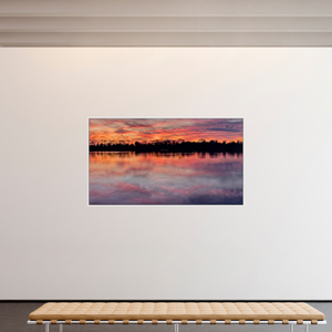 214,8 x 120 cm, Caisse américaine Blanche 5 Reflets d’un Même Ciel V – Le Ciel Renversé