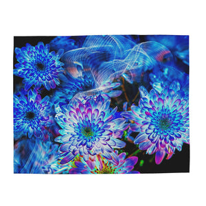 "Celestial Current" Silk Shawl