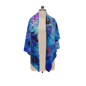 "Celestial Current" Silk Shawl