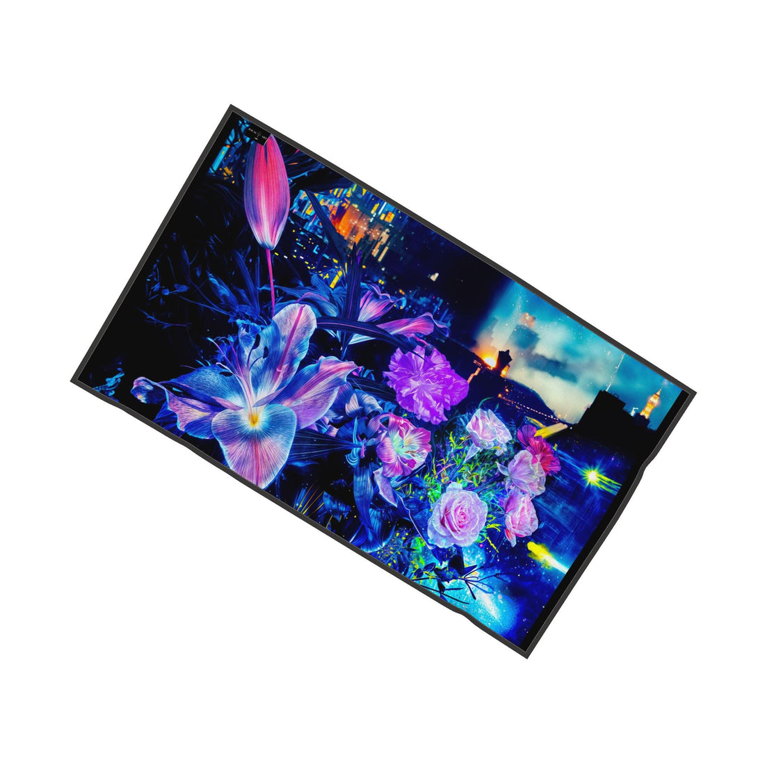 Serviette de plage "Pétales sur la métropole"