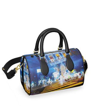 Sac Barrel en cuir Nappa