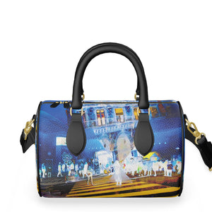 Sac Barrel en cuir Nappa