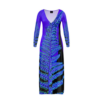 Cardigan long pour dames "Secret du Feuillage"