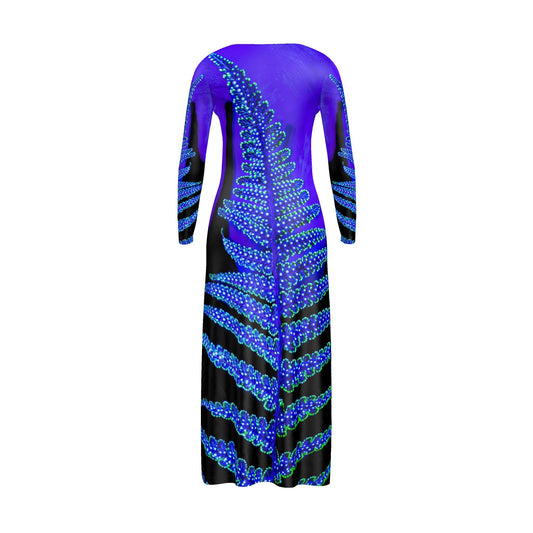 Cardigan long pour dames "Secret du Feuillage"