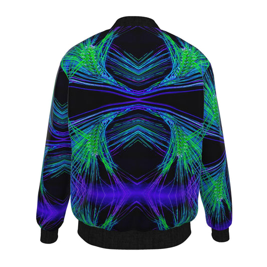 Bomber "Night Lines" / Blouson de créateur