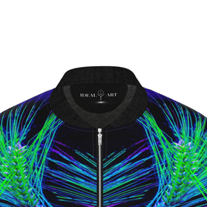 Bomber "Night Lines" / Blouson de créateur