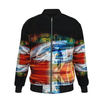 Bomber "Promenade" / Blouson de créateur