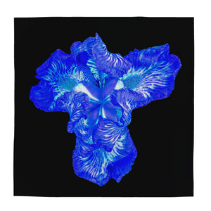 Foulard "Coeur d'Iris"