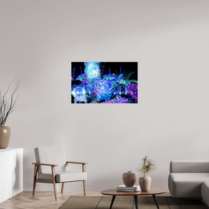 96 x 60 cm, 3 Tirage photo sous Verre acrylique La Rosée des Étoiles
