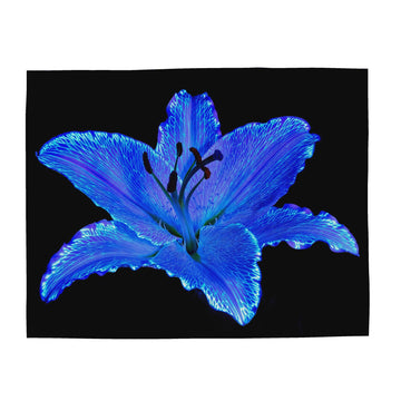 Foulard carré en Soie « Lys Astral »