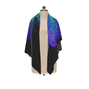 Foulard en soie « L’éclat des ailes dans la rosée »