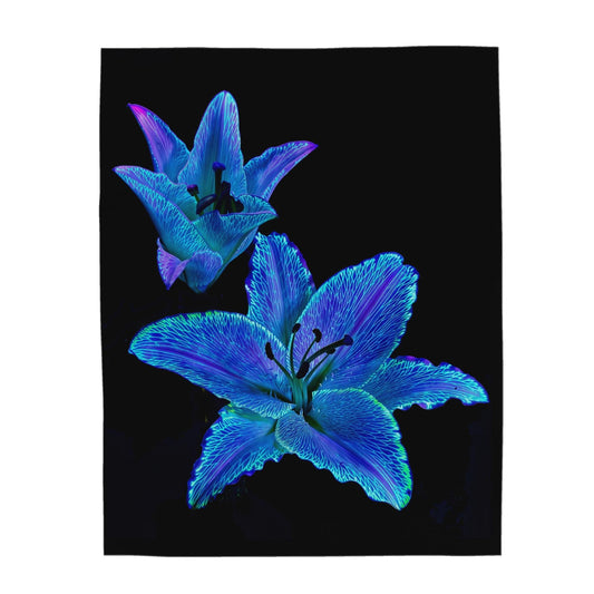 Foulard en soie « Lys Dialogue des Cœurs Stellaires »