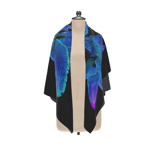 Foulard en soie « Lys Dialogue des Cœurs Stellaires »