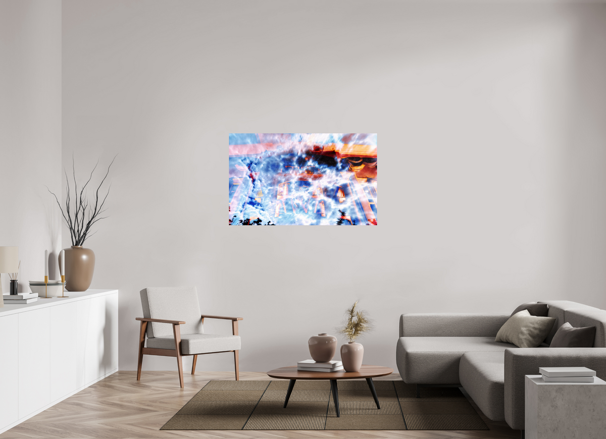 128,8 x 80 cm, Tirage simple sur papier photo Fuji Crystal Pearl Archéologie des nuées