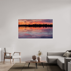 179 x 100 cm, Caisse américaine Blanche 5 Reflets d’un Même Ciel V – Le Ciel Renversé