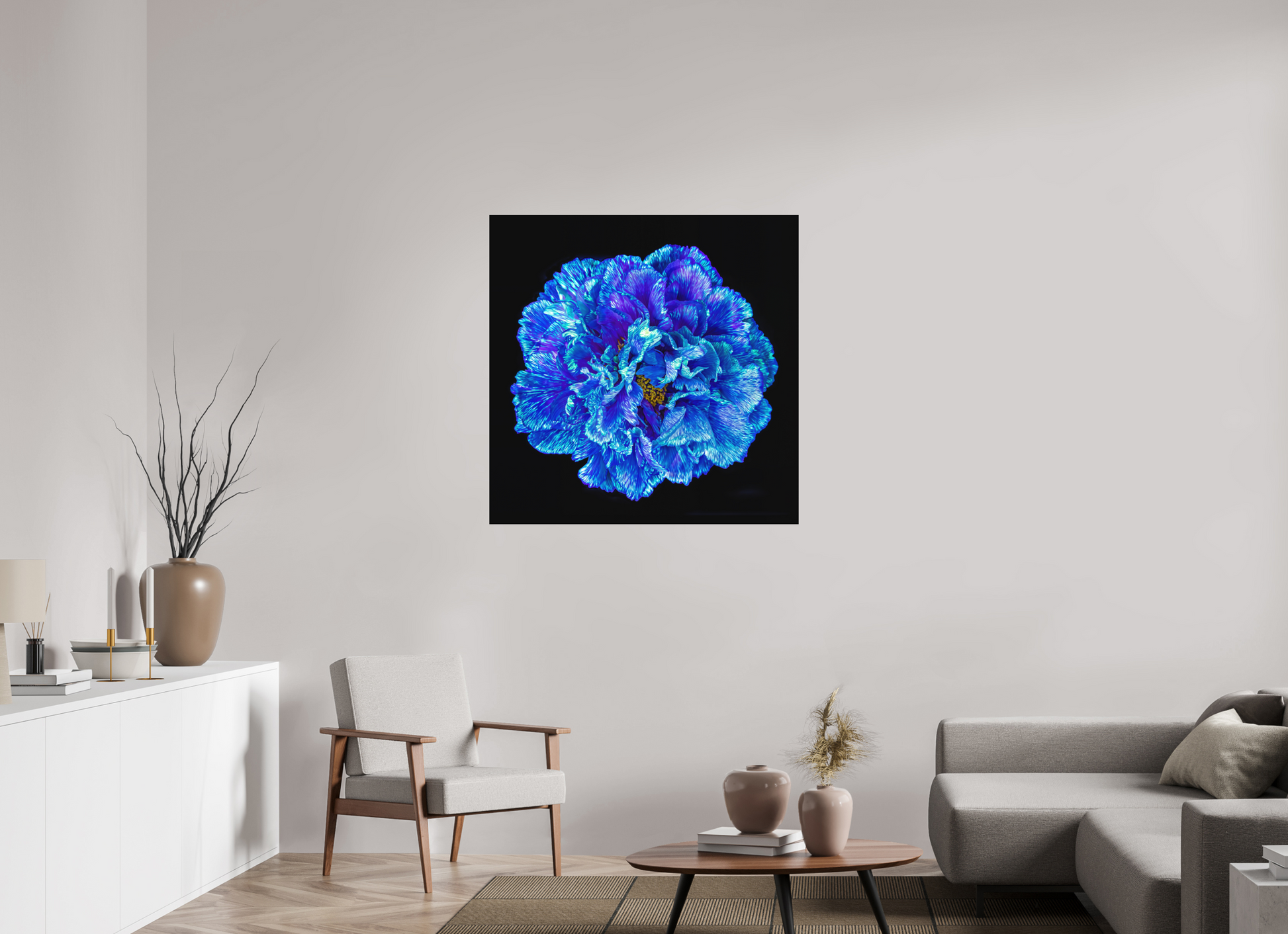 100 x 100 cm, 2 Tirage photo contrecollé sur Dibond fdgd