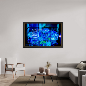 160 x 100 cm, 11 Cadre Noir-Or Le jardin secret des gratte-ciels
