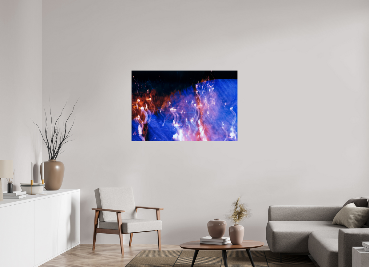 120 x 80 cm, Tirage simple sur papier photo Fuji Crystal Pearl Chant des flammes errantes