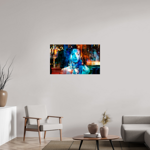 100,7 x 60 cm, Tirage photo sous Verre acrylique Métropole Intérieure