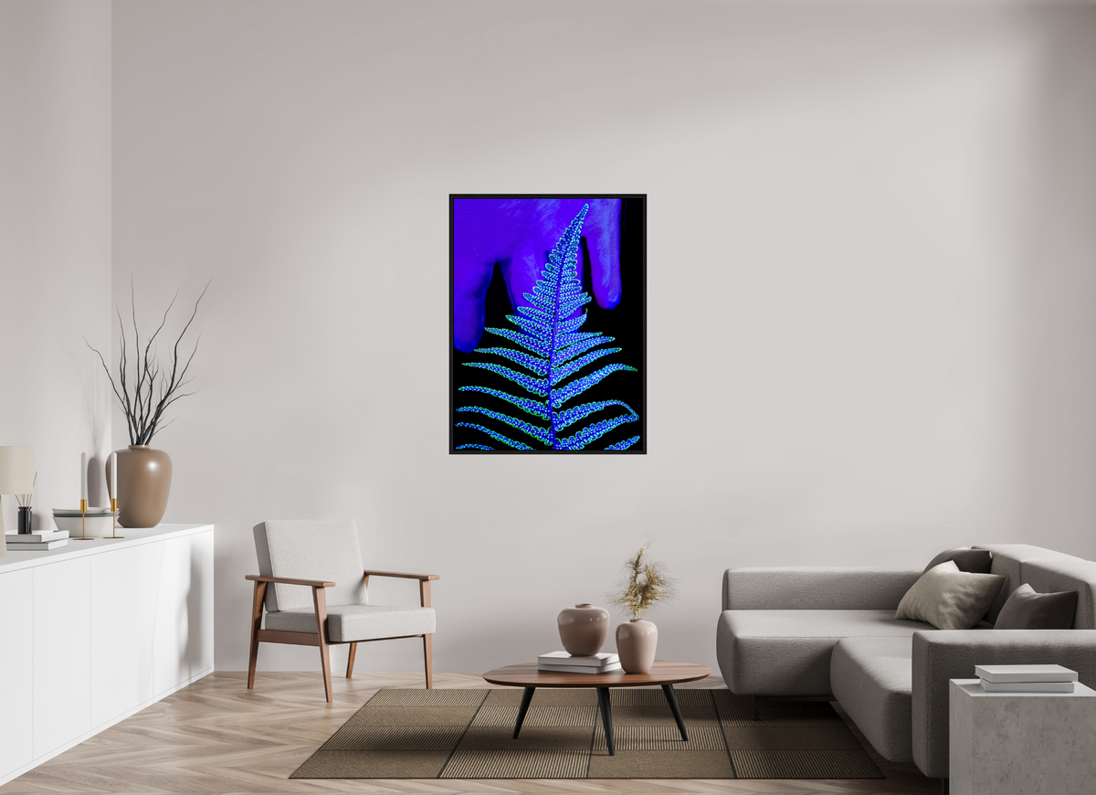 90 x 120 cm, Caisse américaine Noire Le Code Secret du Feuillage