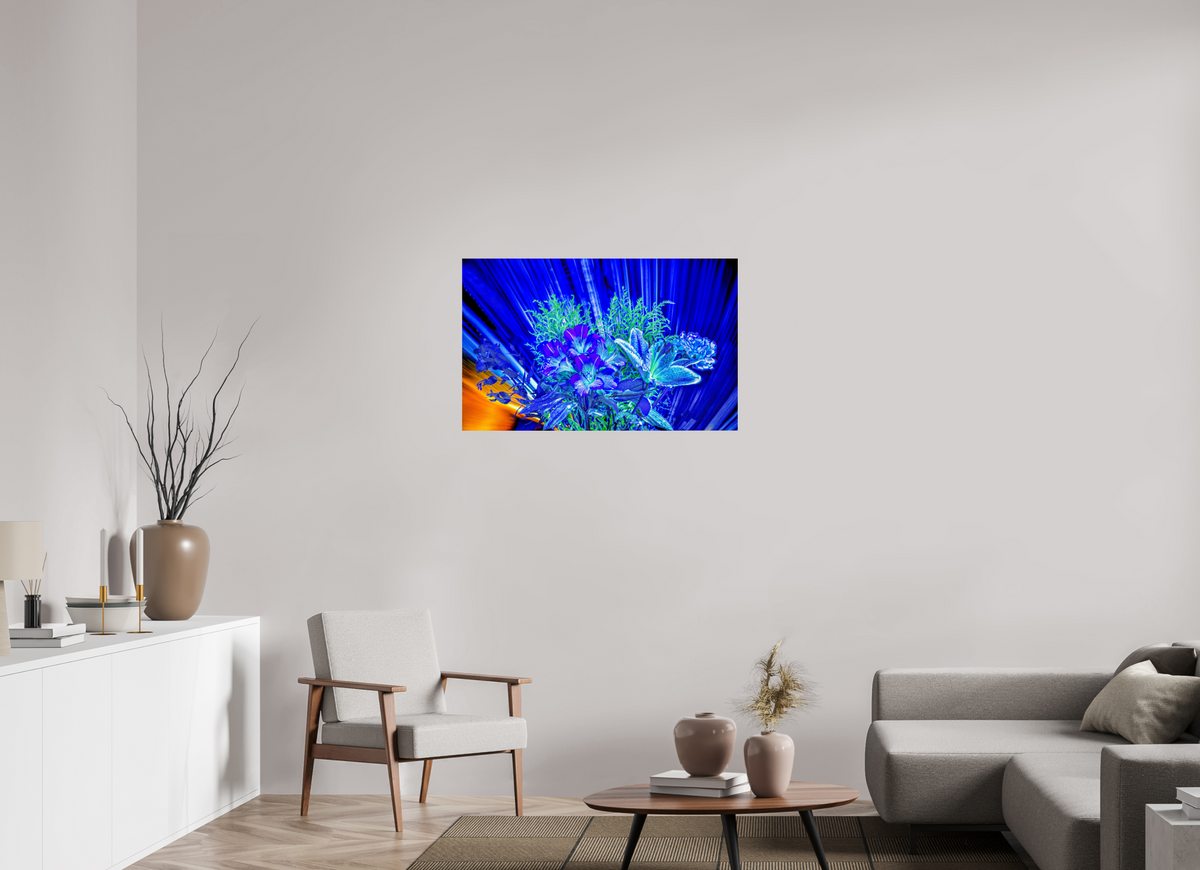 96 x 60 cm, Tirage simple sur papier photo Fuji Crystal Pearl Floraisons dans le vent lumineux