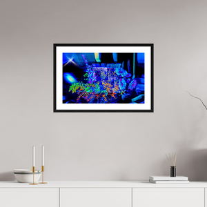 64 x 40 cm, 4 Cadre Noir : Passe-Partout Blanc Le bouquet où nos rêves s’illuminent