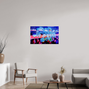 96 x 60 cm, 3 Tirage photo sous Verre acrylique Éclosions dans les courants de matière douce