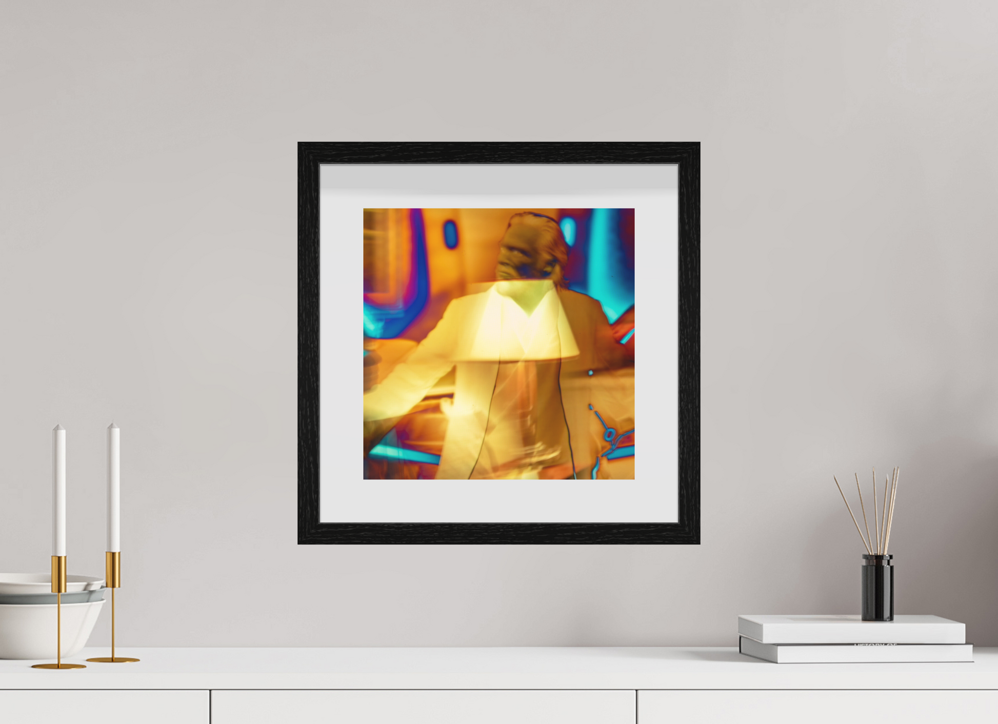 30 x 30 cm, 7 Cadre vitrine photo flotante sf